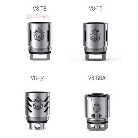 Smok TFV8 Coils (3Pack) - V8-T10| V8-T8 | V8-T6 | V8-Q4