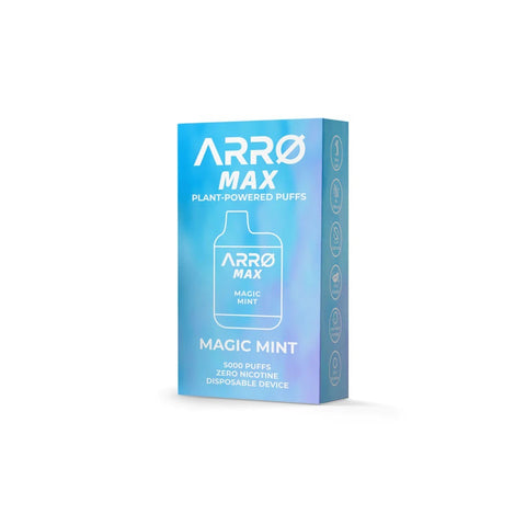 Arro / Zero Max 5000 Puff ZERO Nicotine Plant Based Rechargeable Vape | Disposable