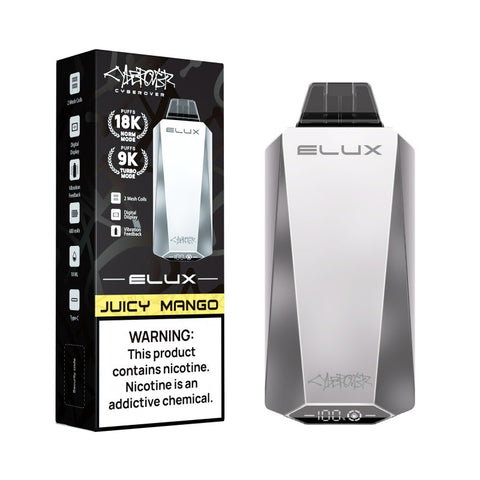 Elux Cyberover 18K Puff Disposable Vape with Vibration Feedback