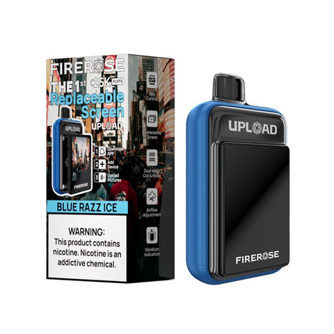 CLEARANCE FireRose UPLOAD Vape Kit with Replaceable Color Screen