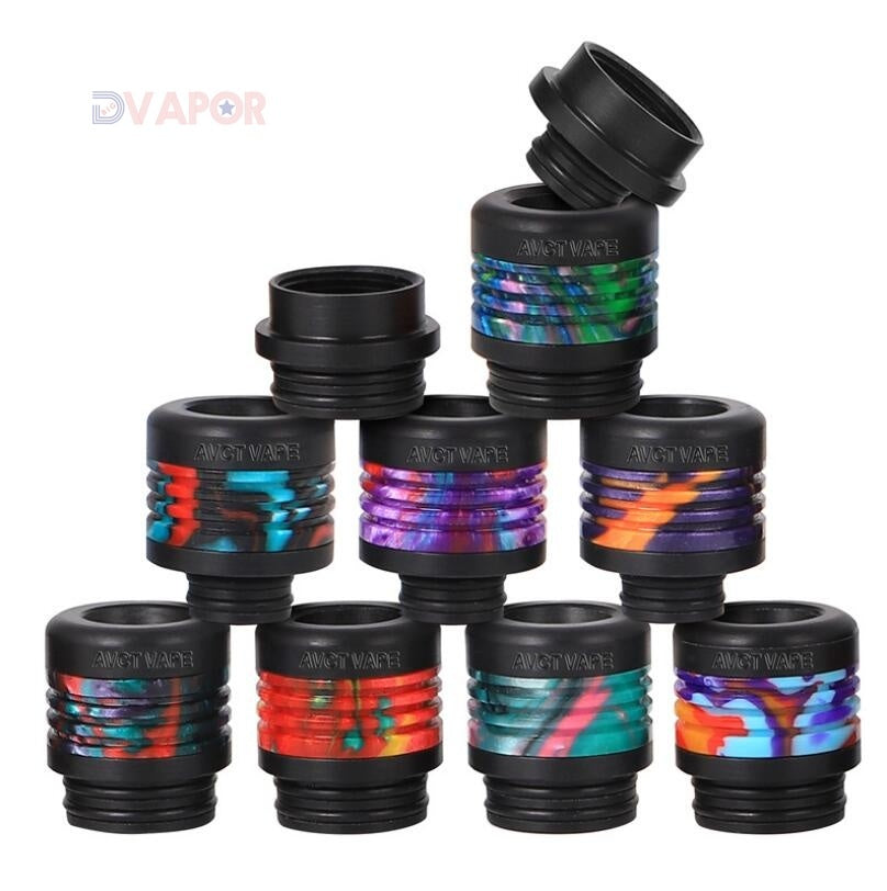 AVCT 510/810 Resin Drip Tip Assorted Colors