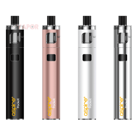 Aspire PockeX Complete Starter Kit (Tank, Battery, Charger, Coils)