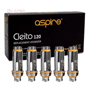 Aspire Cleito 120 Coils (5 Pack) 0.16 Ohm Clapton