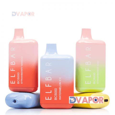 SALE! EBDESIGN 5000 Puff RECHARGEABLE BC5000 Disposable Vape | 81 Flavors