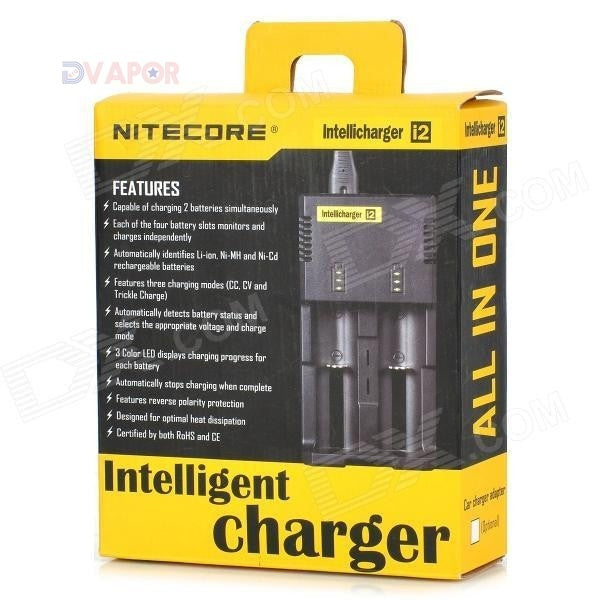 Nitecore i2 Intellicharger Dual Slot Lithium Ion Battery Charger