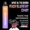 SPACE ULTRA COSBAR CR5000 Disposable Rechargeable Vape 5%