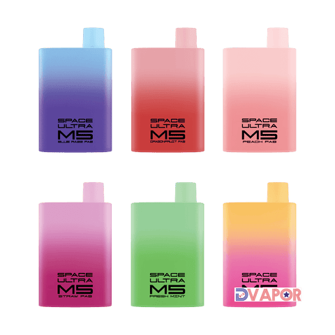 CLEARANCE Space Ultra M5 Disposable 5500 Puff Rechargeable Vape 5%