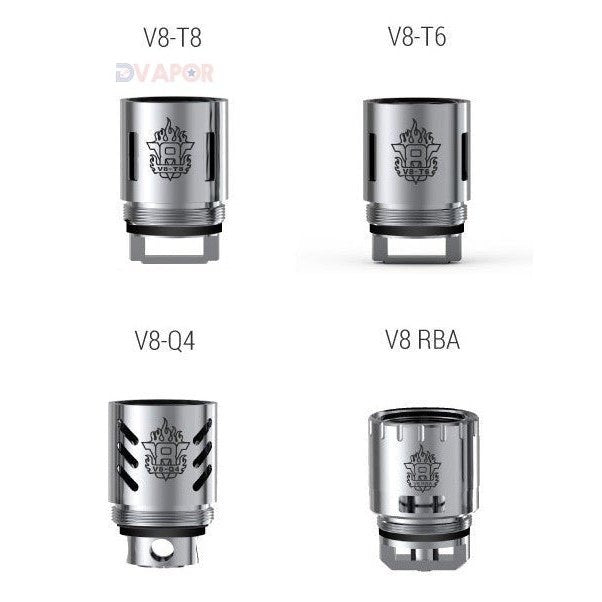 Smok TFV8 Coils 3Pack - V8-T10| V8-T8 | V8-T6 | V8-Q4