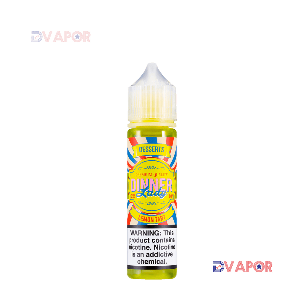 Clearance ORIGINAL Dinner Lady E-Liquid - 60ml Bottles in 3mg or 6mg Nicotine