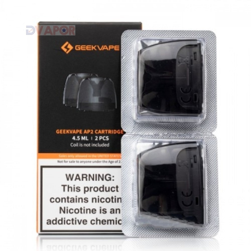 Geekvape AP2 Replacement Pods 2 Pack - No Coils