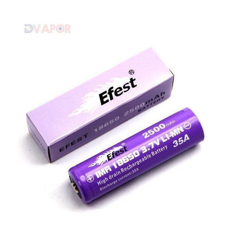 eFest 18650 High Drain Battery, 35 Amp Limit, 3000 Mah