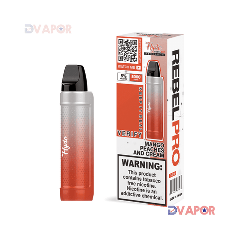 CLEARANCE Hyde Rebel Pro 5K Puff Rechargeable Vape | 21 Flavors | 5% Synthetic Nic