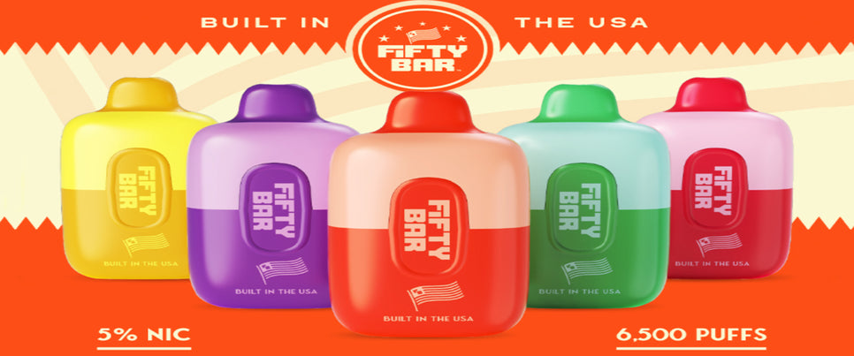 FIFTY BAR MADE IN THE USA DISPOSABLE VAPE